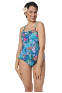 Protetické tankini ALVOR TA turquoise/multi