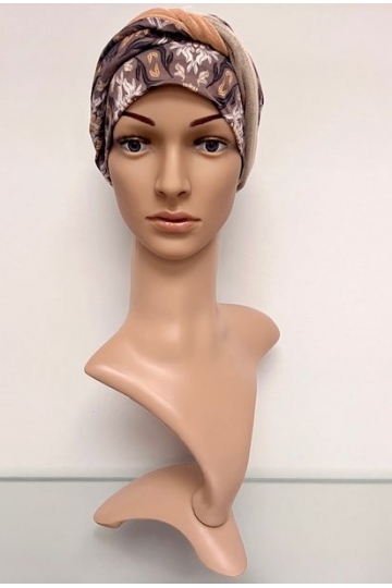 Bambusový turban s našitou...