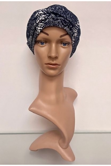 Turban Blue Snake